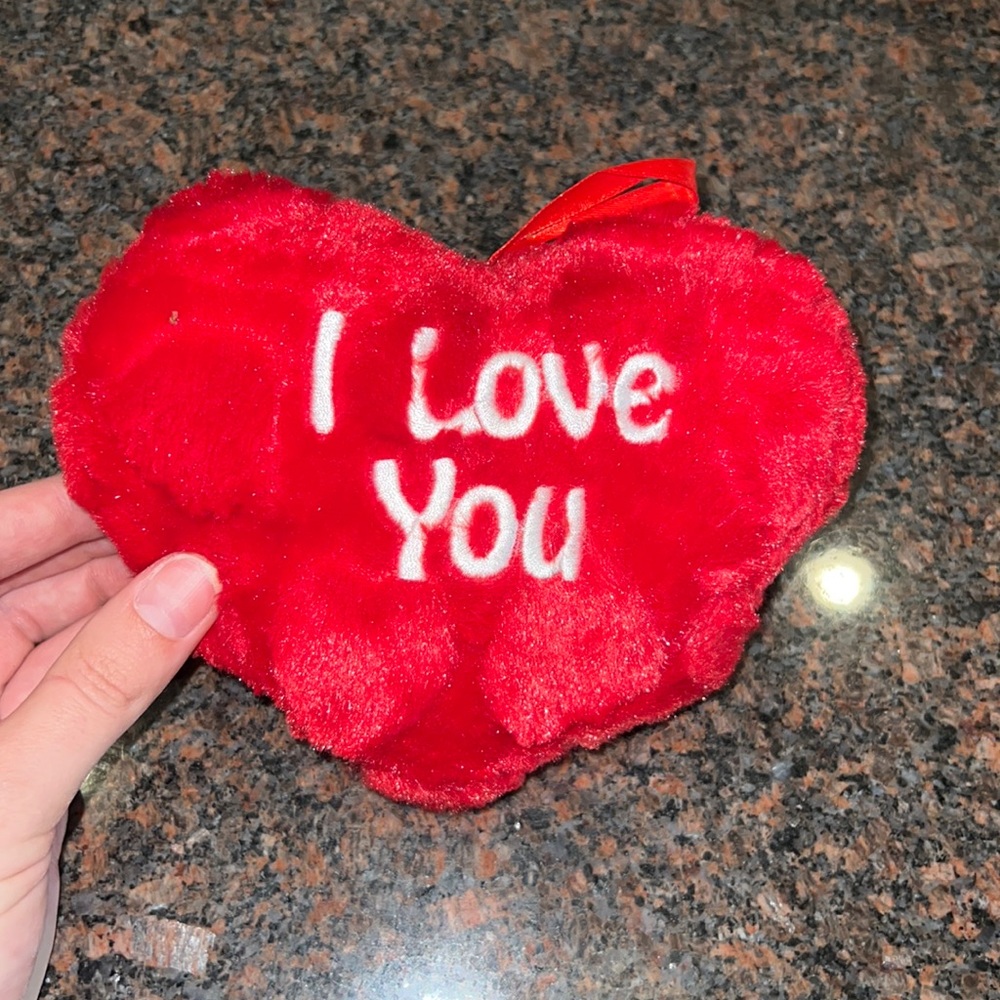 I love you mini pillow